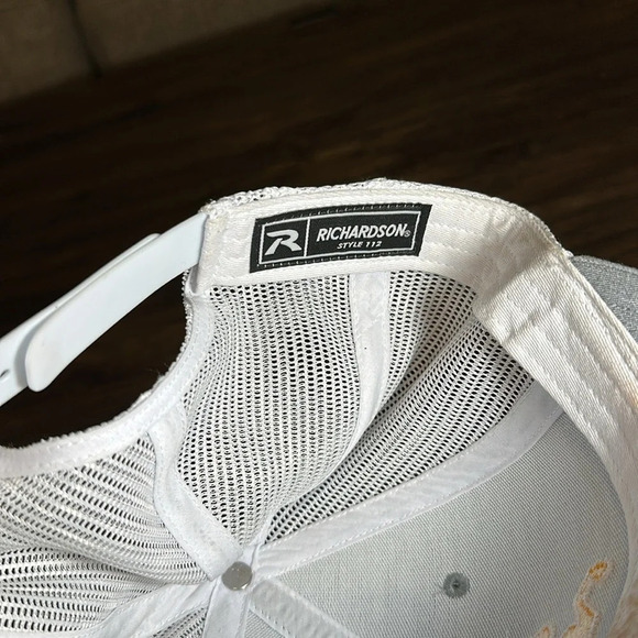 men’s mesh gray/white cap/hat tn tristar snapback adjustable - Picture 4 of 4